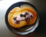 1分アレンジ☆ヨーグルトソースパンケーキ作り方3写真