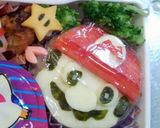 キャラ弁(^-^)vマリオカート弁当♪作り方1写真
