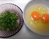 絹ごし豆腐とたけのこ煮入り玉子丼作り方4写真
