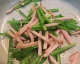 スピードおかず…ピーマンとハムの炒めもの作り方2写真