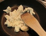 ひじきの煮物をリメイク！ひじきの炒り豆腐作り方2写真