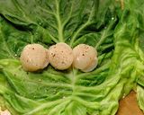 ホタテのキャベツ包み蒸し作り方1写真
