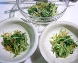 水菜のおひたし★削り節たっぷりだし濃厚作り方5写真