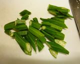 簡単前菜♪オクラとたこの炒め物♪作り方1写真