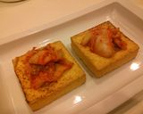 旦那の創作料理＊クリーミーキムチ厚揚げ作り方3写真