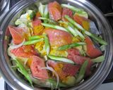 塩鮭と野菜の蒸し煮ターメリック風味作り方10写真