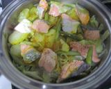 塩鮭と野菜の蒸し煮ターメリック風味作り方12写真