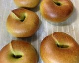 抹茶ベーグルin甘納豆♡チョコ作り方8写真