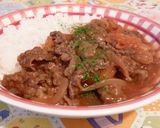 ＊*牛肉とトマトの赤ワイン炒め*＊作り方6写真