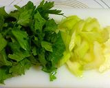 セロリの簡単甘辛炒め作り方1写真
