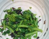 菜の花の塩昆布和え ごま油風味.･*作り方2写真