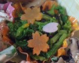 菜の花の塩昆布和え ごま油風味.･*作り方3写真