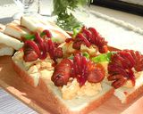 朝食やお弁当に❤卵トーストサンド♬作り方6写真