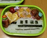 キャラ弁☆簡単☆新幹線作り方3写真