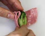 ビアハムで簡単♪飾りおかず！弁当隙間に♪作り方4写真