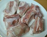 簡単♪圧力鍋でスペアリブのＢＢＱ煮込み作り方1写真