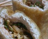 あげ袋の納豆キムチーズ作り方2写真