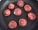 牛肉の和風ロールステーキ風作り方4写真