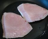 お弁当に!カジキ鮪照り焼き♪作り方1写真