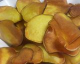 簡単♪ほんのり甘いさつまいもチップス作り方4写真