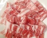 キャベツ・しめじ・豚肉で☆和風焼きパスタ作り方2写真