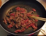 牛肉と蓮根の甘酢炒め作り方2写真