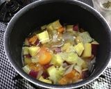 野菜とさつま芋の冷製ヨーグルトポタージュ作り方1写真