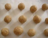 黒糖と胡麻のスノーボールクッキー作り方4写真