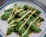 いんげんの胡麻マヨ醤油かけ作り方3写真