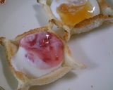 食パンタルトでダノンビオ作り方4写真