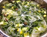 ☆生のりとコーンのかき玉風にゅうめん☆作り方5写真