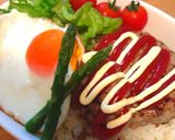 ❀°.Cafe風.°❀ハンバーグ丼.°❀作り方3写真