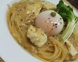 豆乳と湯葉の濃厚カレーパスタ作り方6写真