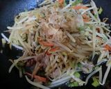 麺なし☆もやしの焼きそば風作り方5写真