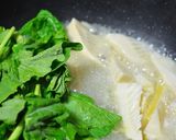 簡単！菜の花と筍のあさりの白ワイン蒸し作り方6写真
