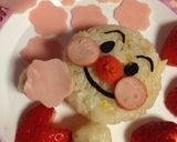 キャラ弁〜旬の筍ご飯で桜見るアンパンマン作り方6写真