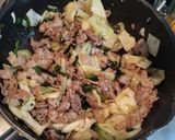 豚バラ肉のネギ・キャベツ炒め作り方8写真