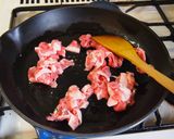 豚こまとキャベツのごま風味炒め作り方2写真