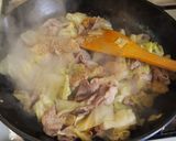 豚こまとキャベツのごま風味炒め作り方6写真