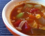 妊婦ランチ！野菜たっぷり！トマトリゾット作り方1写真