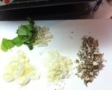 三つ葉あんかけ☆厚揚げの肉詰め作り方1写真