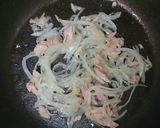 大葉とツナの和風パスタ。フライパン１つ♪作り方2写真