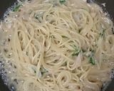 大葉とツナの和風パスタ。フライパン１つ♪作り方5写真