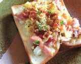 残り福♡　魚ニソと刻み野菜のトースト作り方7写真