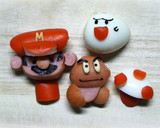 簡単キャラ弁おかずマリオのテレサときのこ作り方3写真