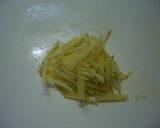 牛こまと生姜の甘辛炒め作り方1写真