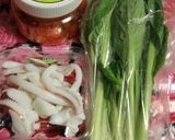 小松菜とげその、キムチ味の一品作り方1写真