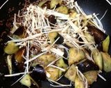 簡単‼ 茄子と挽肉の味噌炒め作り方6写真