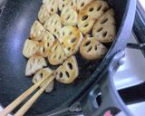 蓮根のバルサミコ酢炒め作り方4写真