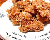 柿の種で食感がザクッと楽しい唐揚げ作り方3写真